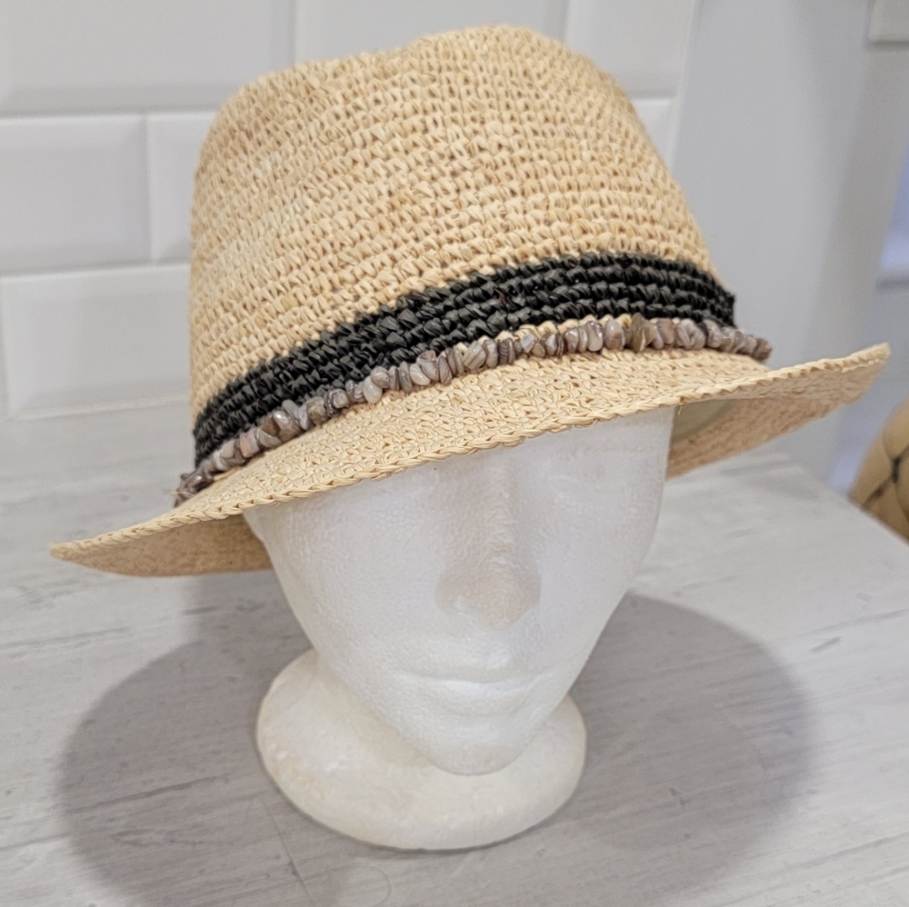 Wallaroo Hat Company Women's Tahiti Short Brim Fedora Hat Boho Sun Protection